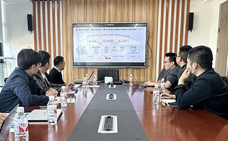 华为济南创新中心代表团拜访山东MG电玩城物联网股份有限公司
