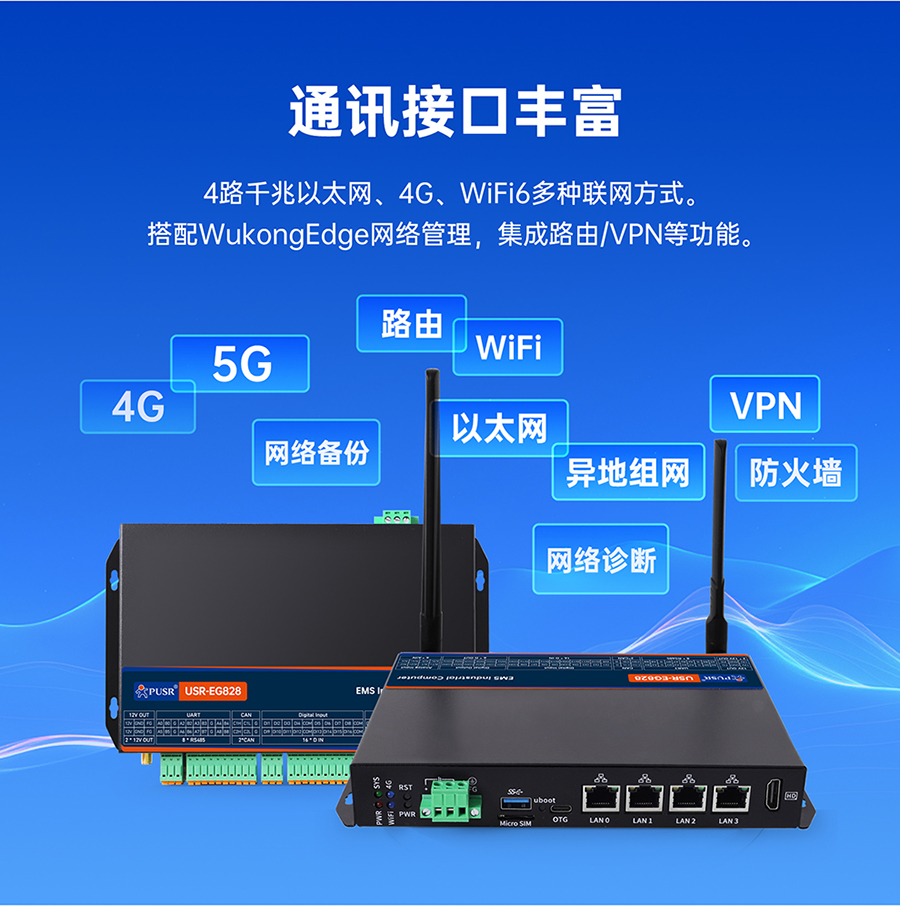 储能微网EMS网关：通讯接口丰富
